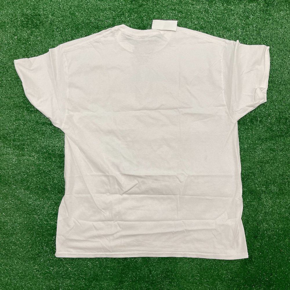 Naruto Shippuden Men's Hokage Rock Mountain White Anime Shirt Size XL - Picture 3 of 3